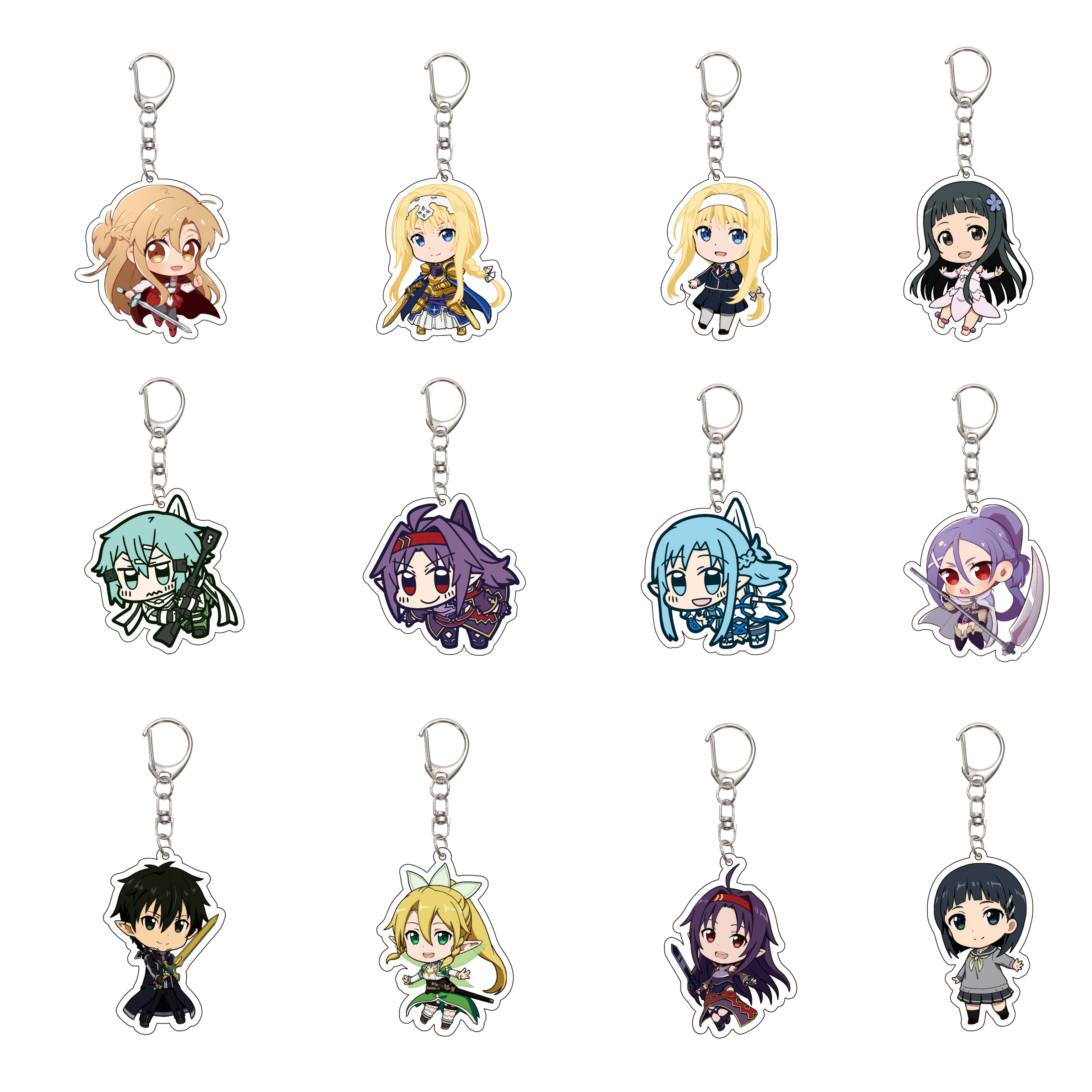 Art Craft Online - 55MM Anime Sword Art Online Keychain