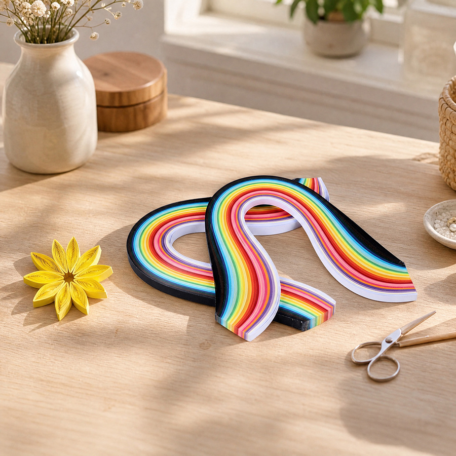 Quilling Paper Strips - 36 Colors 260 Sheets Quilling Paper,