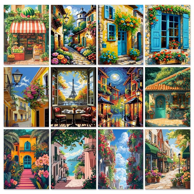 Art Craft Number - 1pc frameless DIY oil Painting By