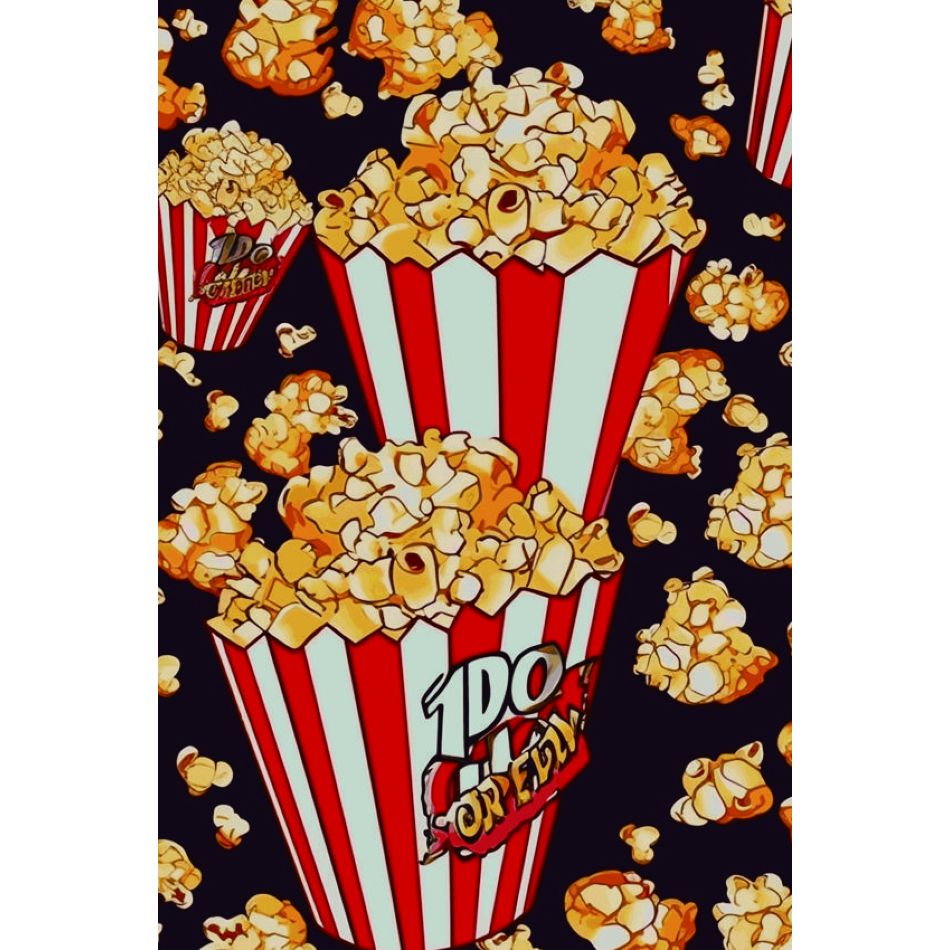 Art Craft Idea - RUOPOTY Popcorn Diamond Painting Kit Wall