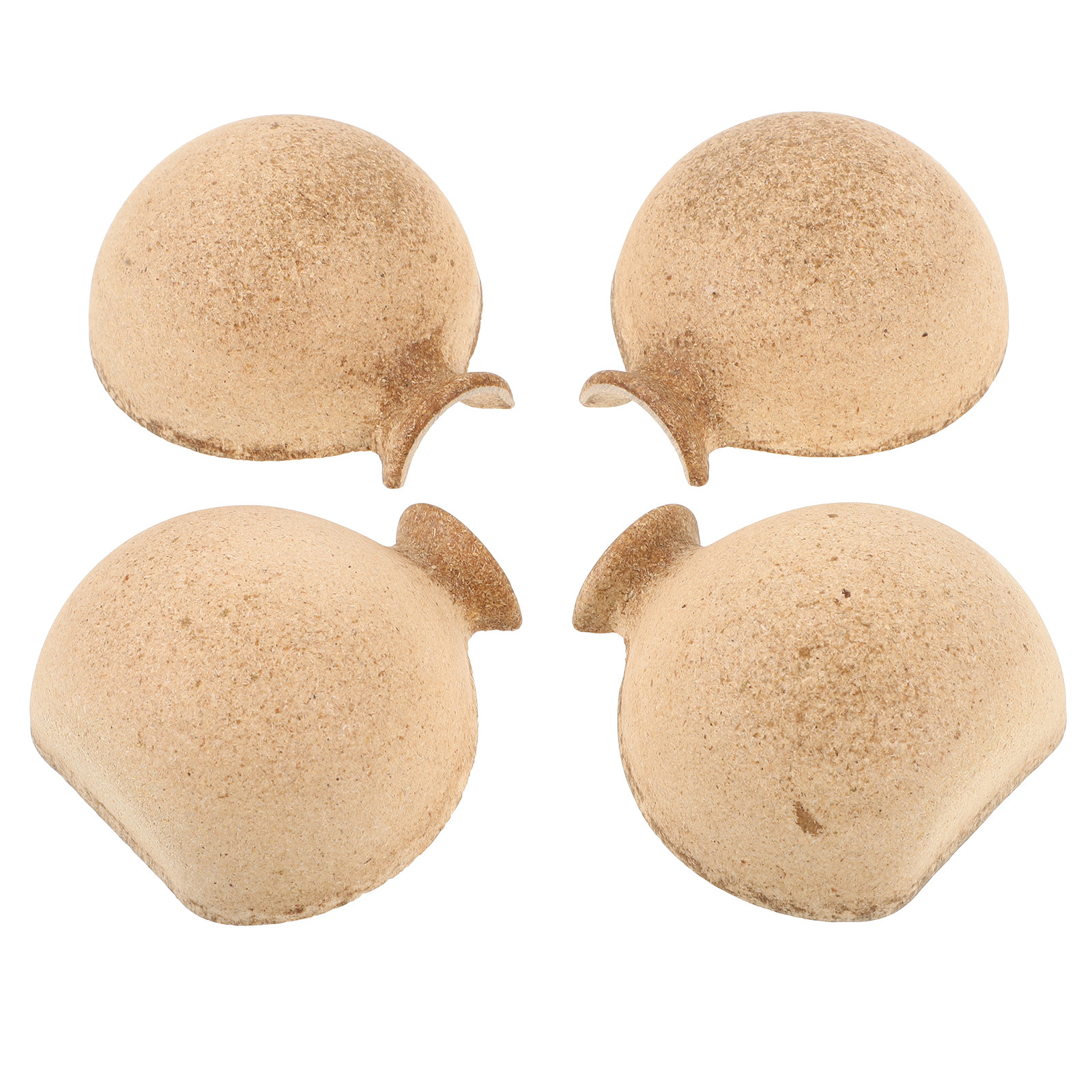 Art Craft Room - 4Pcs Wooden Half Vase Mold DIY