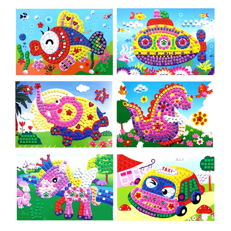 Art Craft Education - 3D Foam Mosaics Sticky Crystal Art