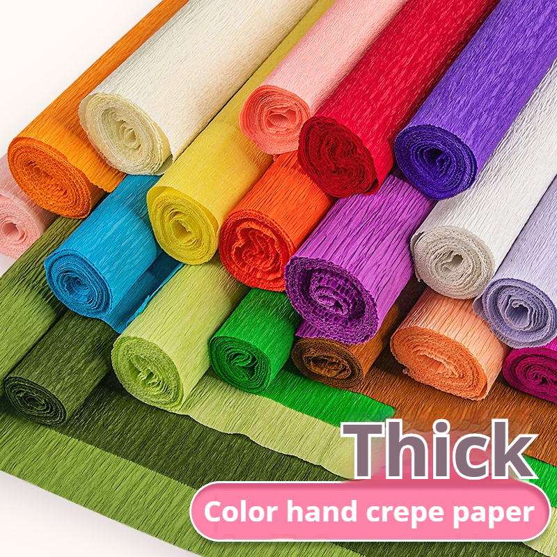 Art Craft Items - 1Roll Crepe Paper 50x250cm Colored Roll