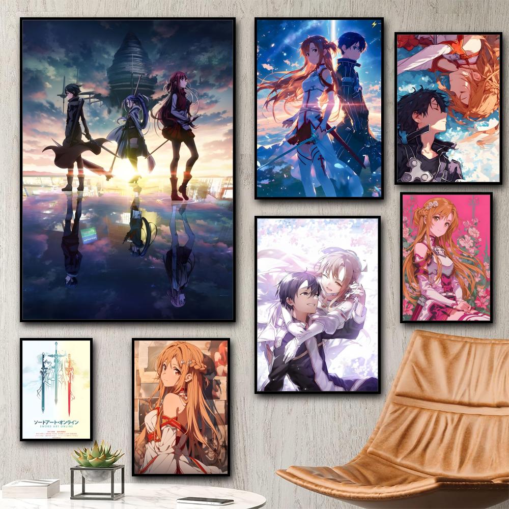 Art Craft Online - Anime Sword Art Online Kirito Asuna