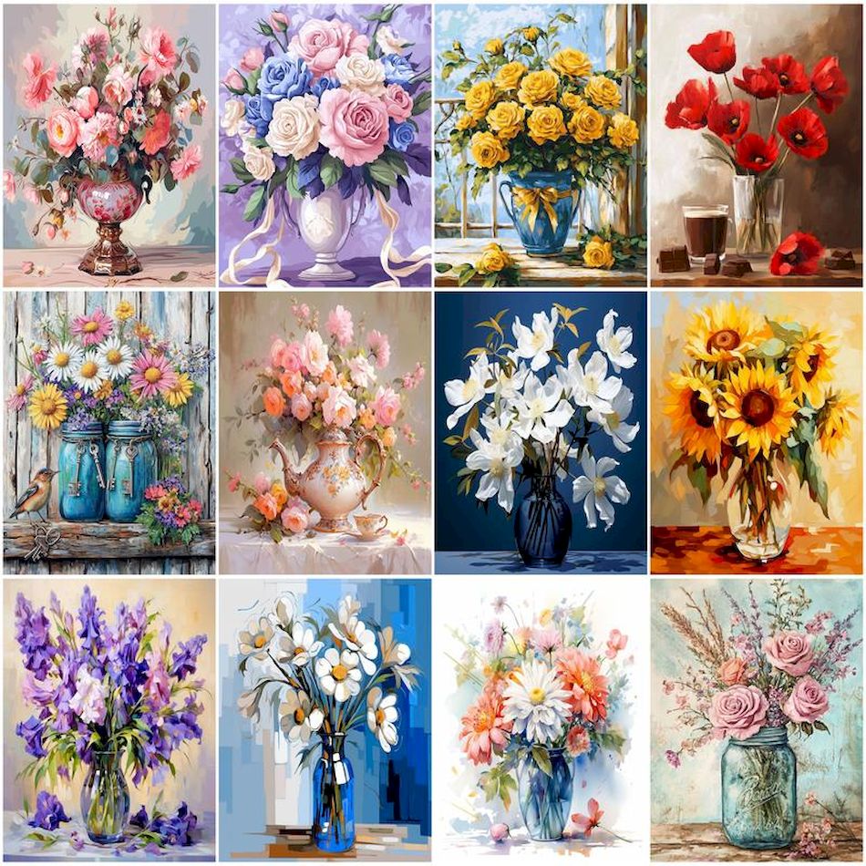 Art Craft Room - RUOPOTY Painting By Numbers On Canvas
