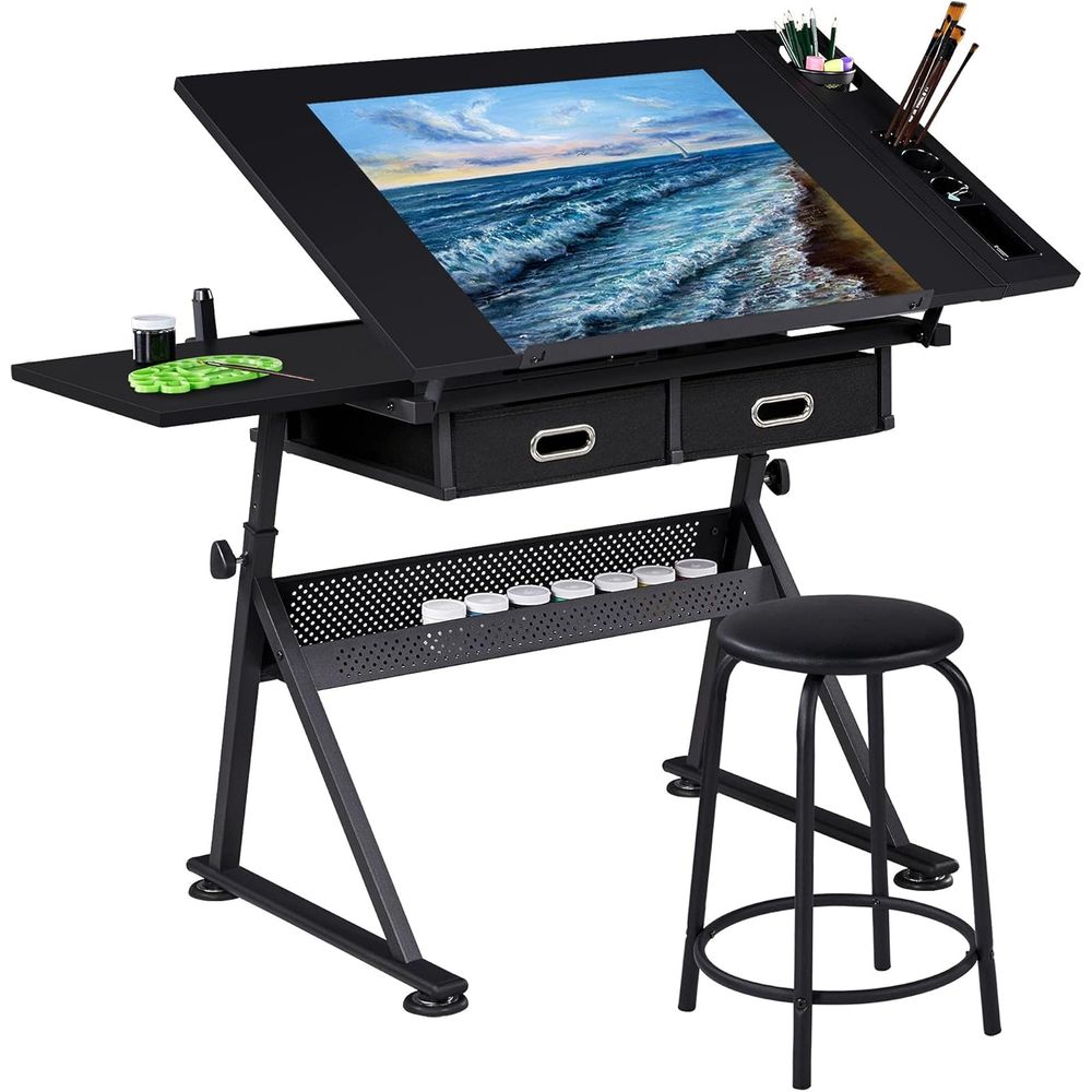 Art & Craft Zone - Drafting Table for Artists, Height Adjustable