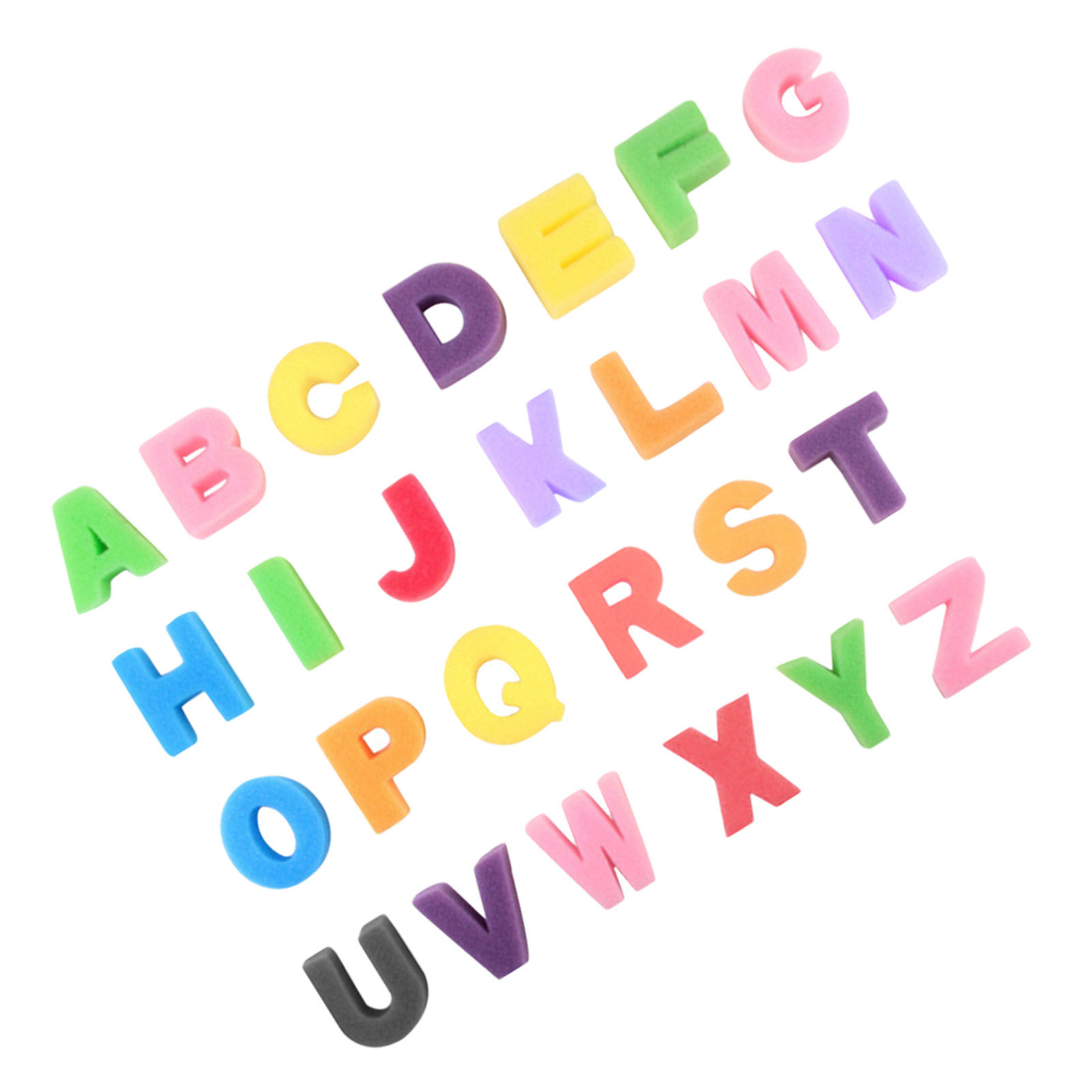Art Craft Education - 26Pcs Alphabet Sponge Stamps Kids DIY