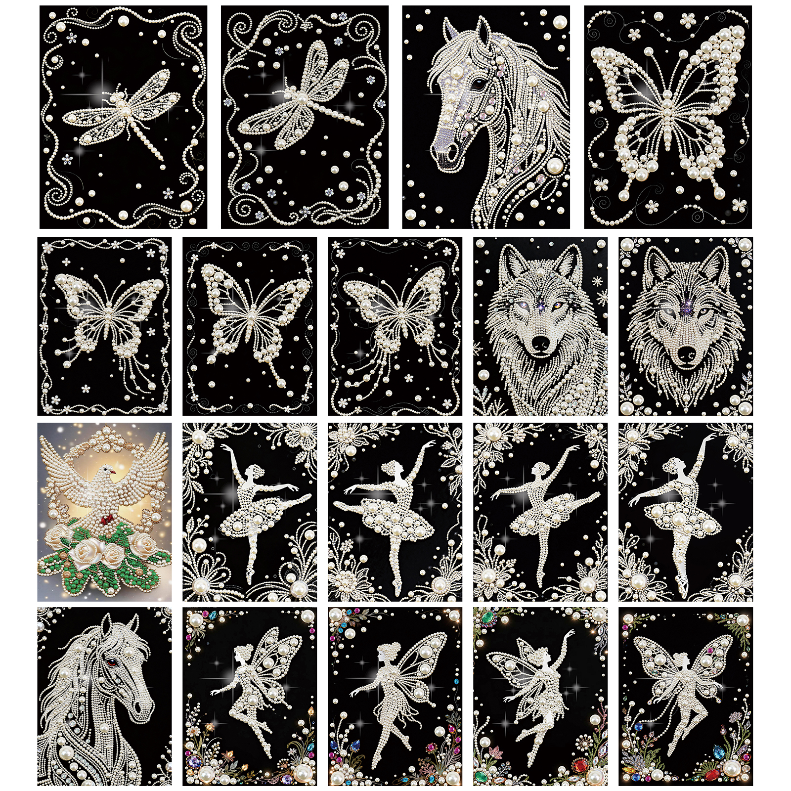 Art Craft Adult - DIY Pearl Painting Art Kits for
