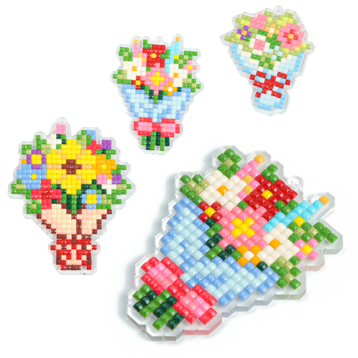 Art Craft Adult - FOREVER YOUNG 3PCS Bouquet Acrylic Diamond