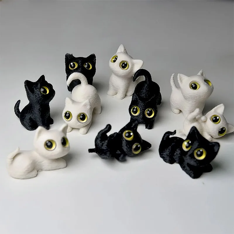 5pcs Cat Ornament Mini Figurin - Art Craft Cat incelemesi ve fiyatı