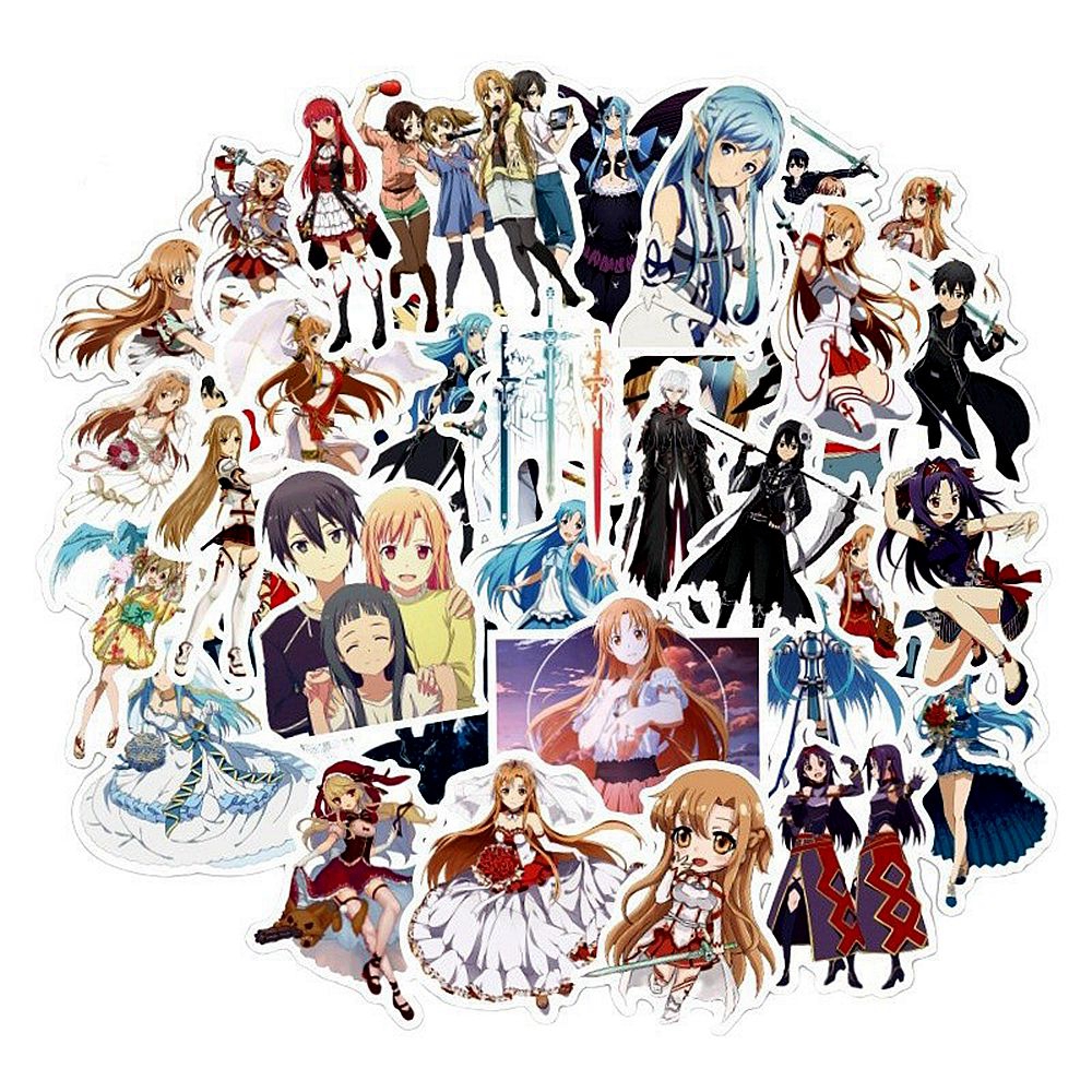 1 Pack Anime Sticker Sword Art - Art Craft Online incelemesi ve fiyatı