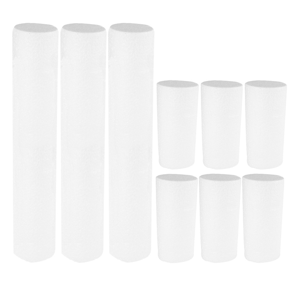 9Pcs White Foam Cylinders Soli - Art Craft Education incelemesi ve fiyatı