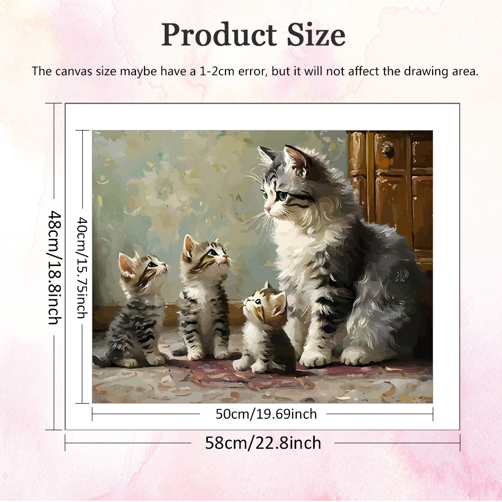 DIY Digital Oil Painting Cat K - Art Craft Cat incelemesi ve fiyatı