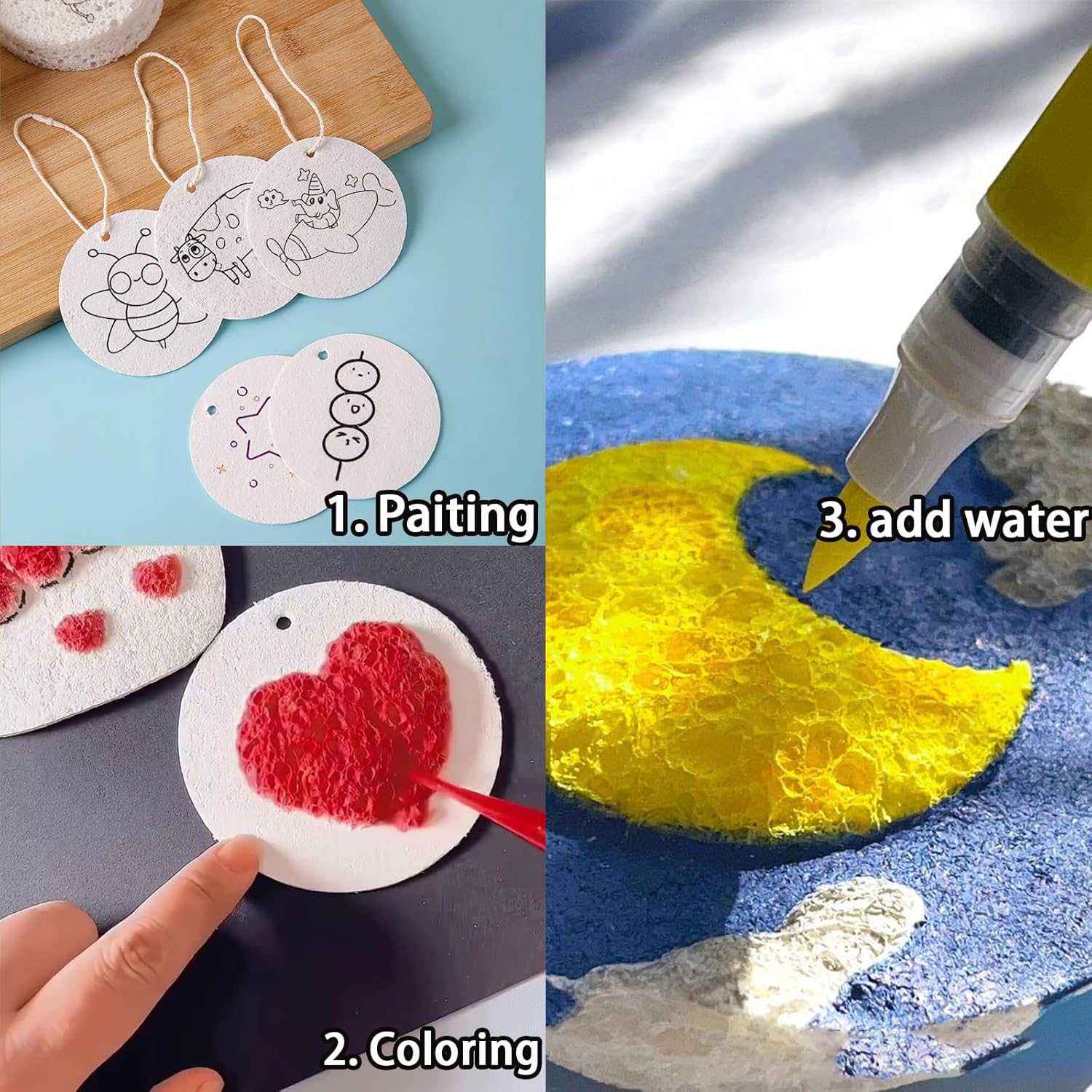 3D Puffy Foam Texture Painting - Art Craft Education incelemesi ve fiyatı