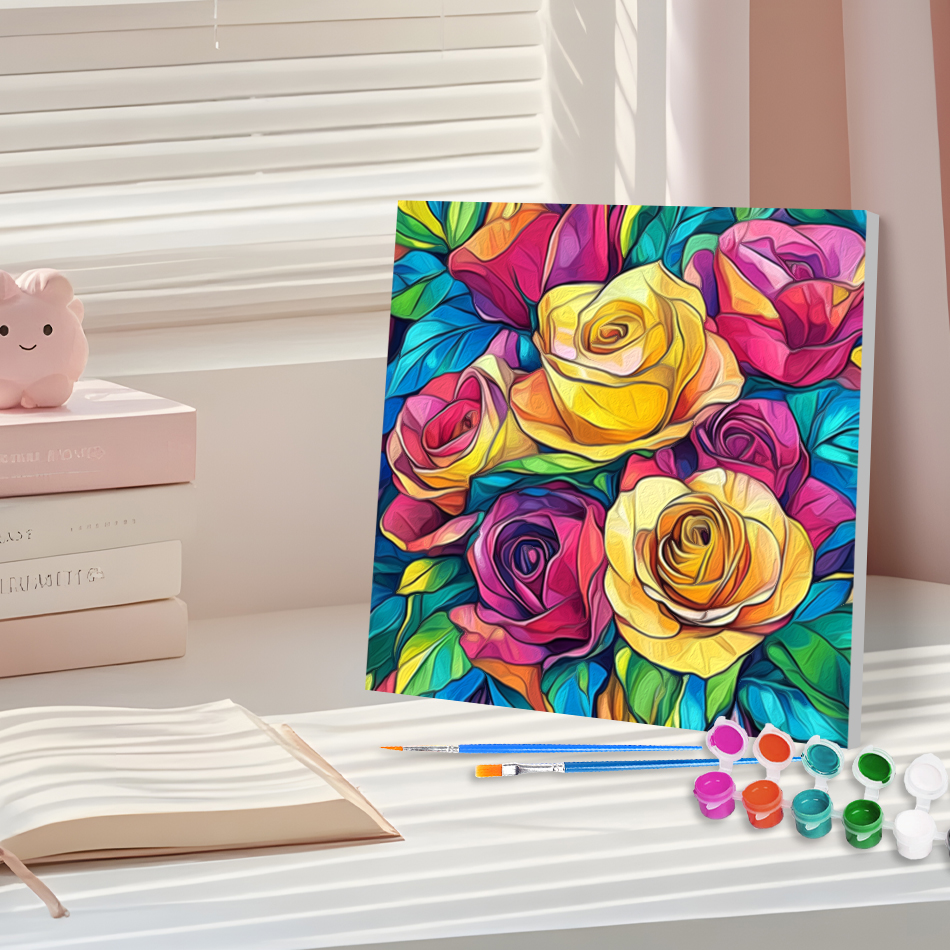 1pc frameless Oil Painting By  - Art Craft Number incelemesi ve fiyatı