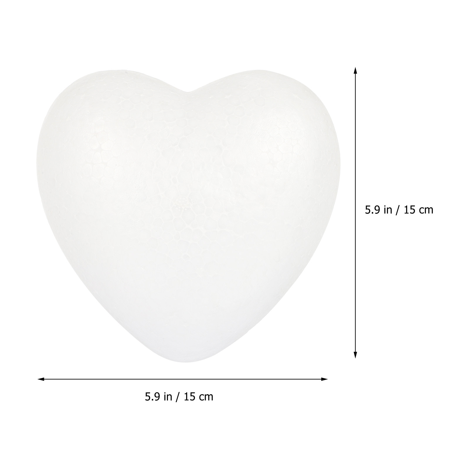 White Polystyrene Heart Balls  - Art And Craft Valentine incelemesi ve fiyatı