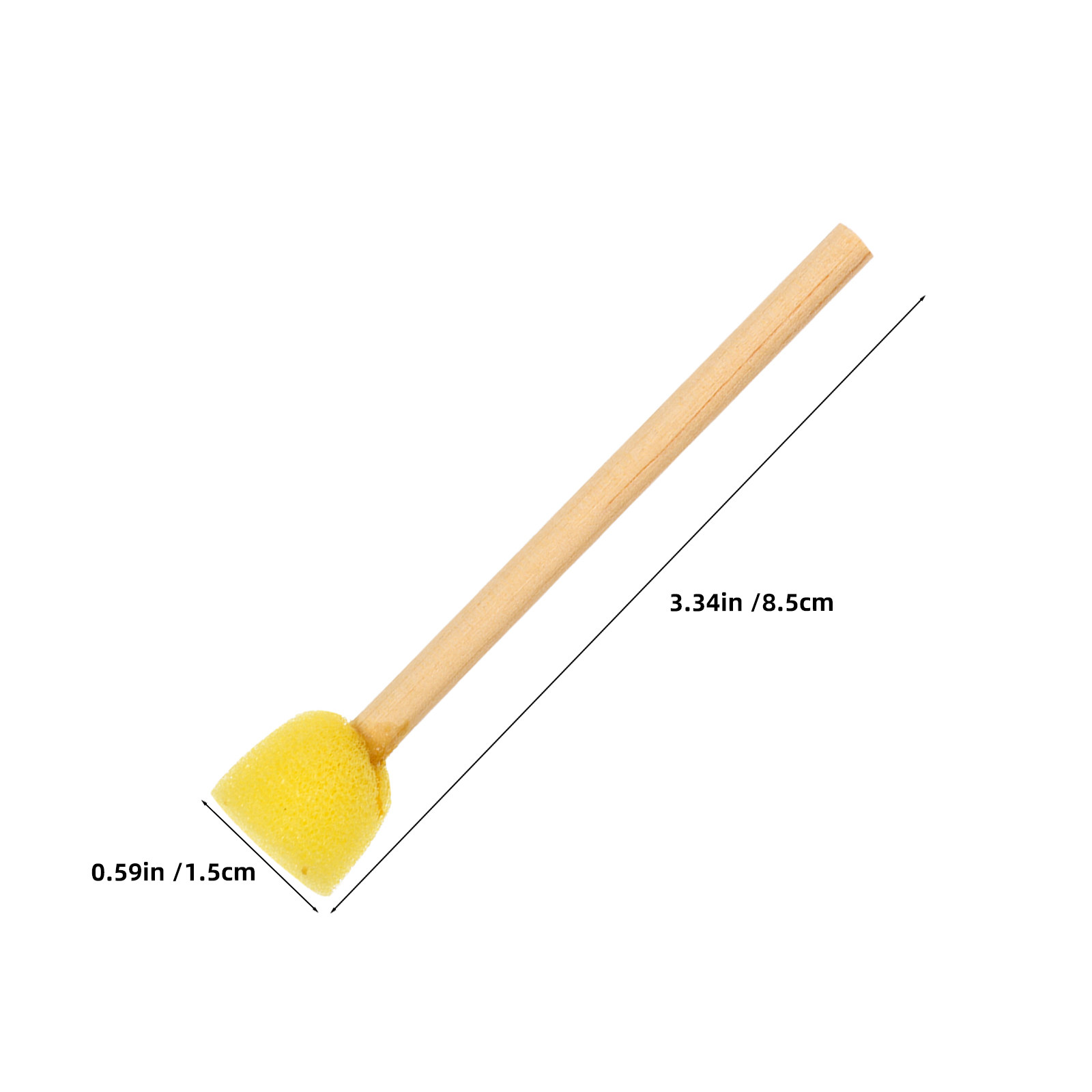 40Pcs Round Sponge Paint Brush - Art And Craft With Paint incelemesi ve fiyatı