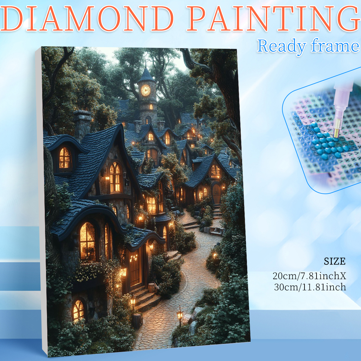 RUOPOTY Framed House 5d Diamon - Art Craft Room incelemesi ve fiyatı