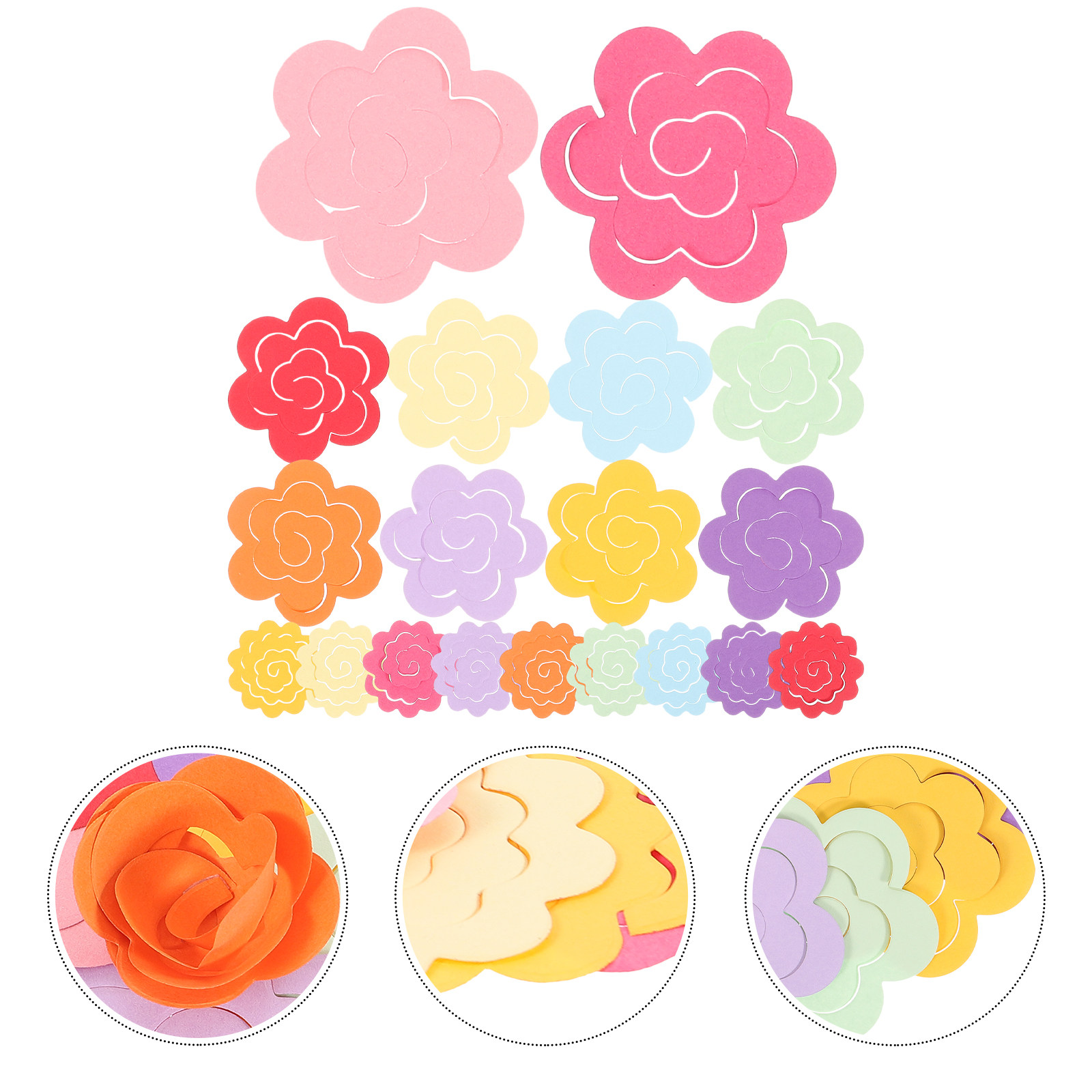 1Set Rose Origami Paper Strips - Quilling Paper Strips incelemesi ve fiyatı