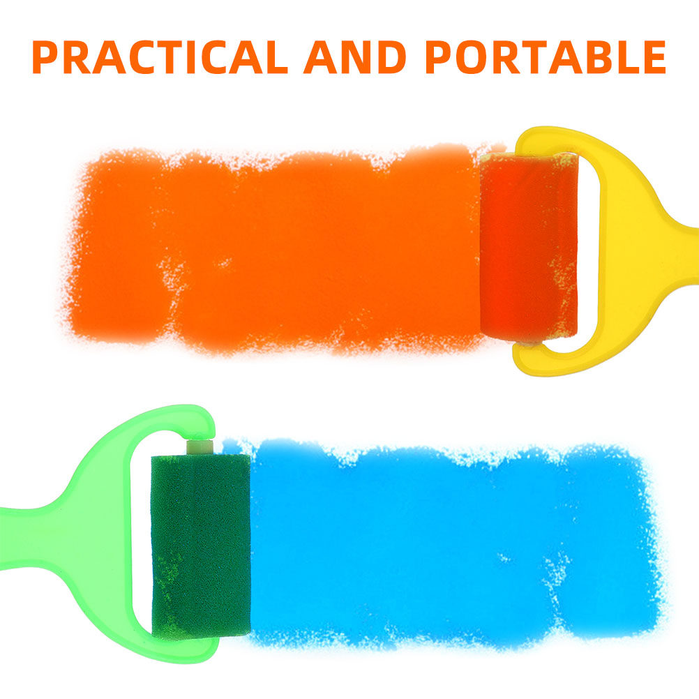 8Pcs Sponge Paint Roller Brush - Art And Craft With Paint incelemesi ve fiyatı