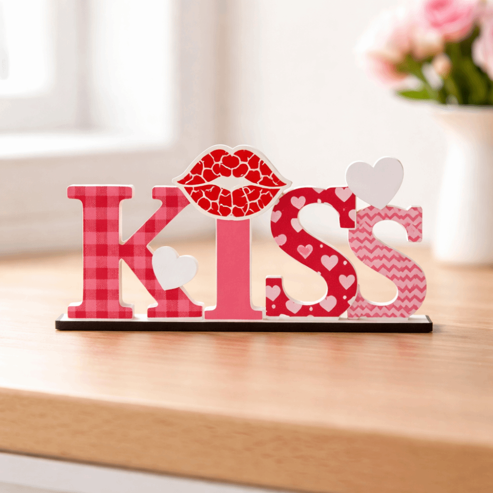 LOVE KISS Love Wood Knot Ornam - Art And Craft Valentine incelemesi ve fiyatı