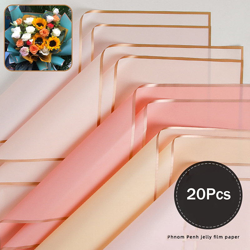 20-Pack Gold Edge Flower Wrapp - Art Craft Items incelemesi ve fiyatı