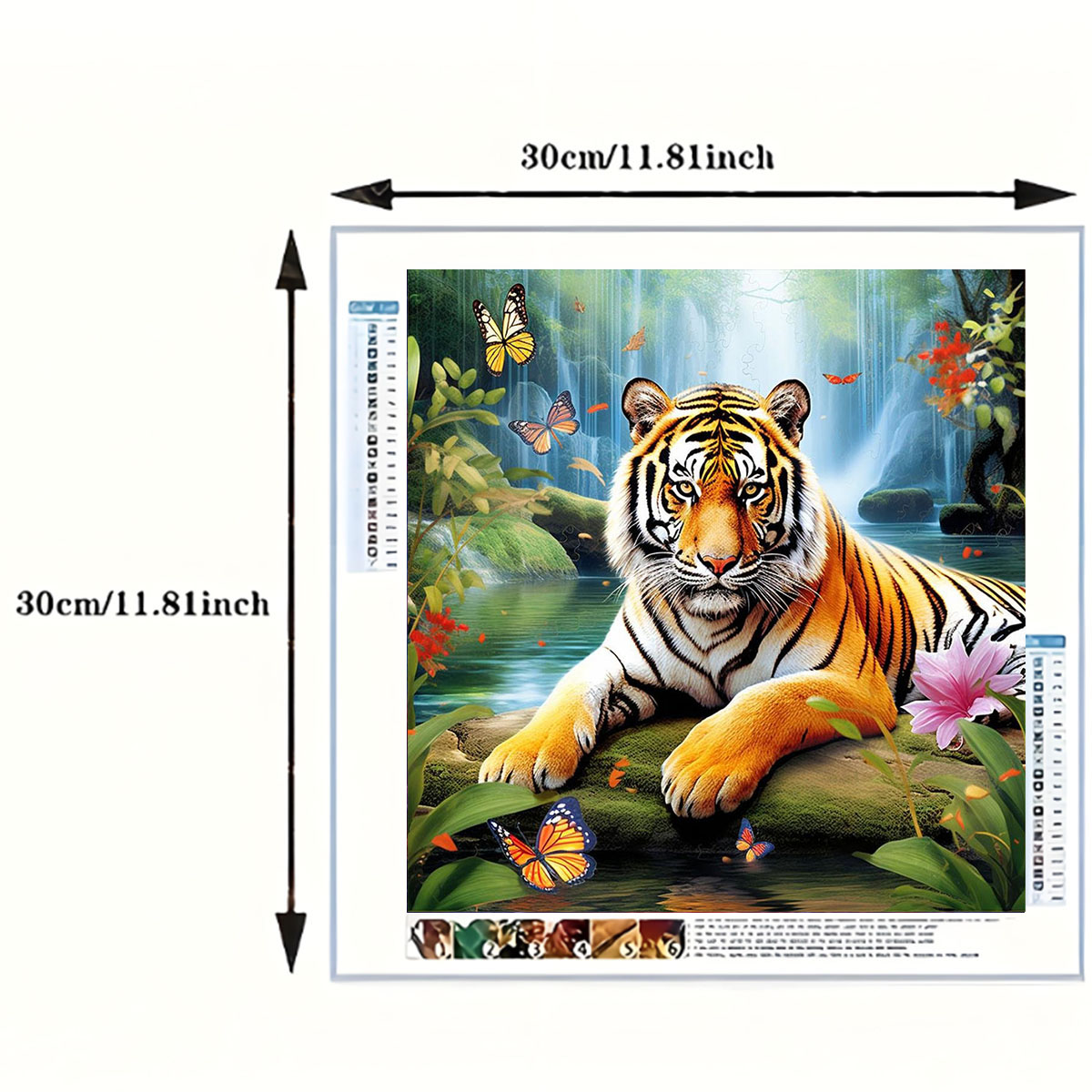 1 set of Tiger King Diamond Pa - Art Craft Adult incelemesi ve fiyatı
