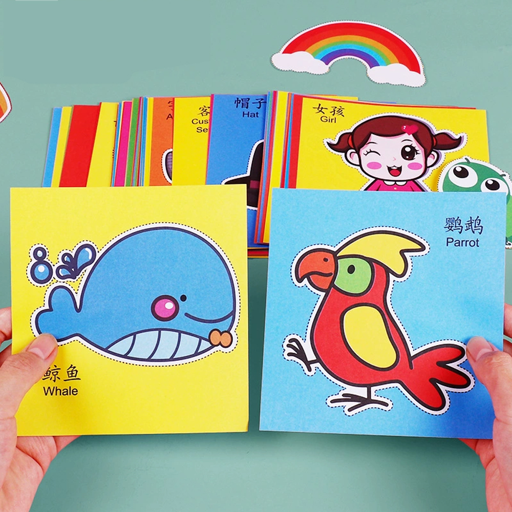 90 Sheets Kids Paper Cutting B - Art And Craft Vegetable incelemesi ve fiyatı