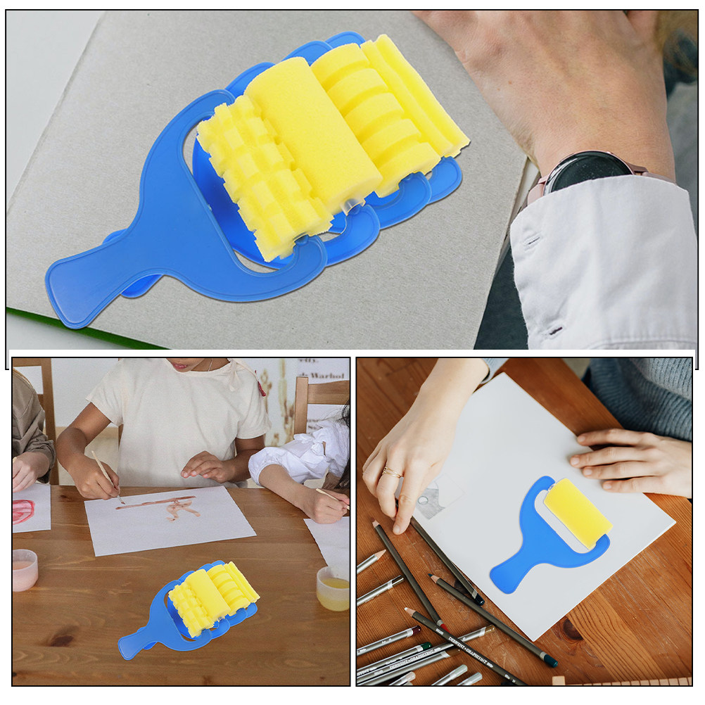 16Pcs Kids Sponge Paint Brush  - Art And Craft With Paint incelemesi ve fiyatı