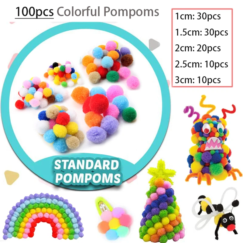 Kids Creative Plush Stick Pomp - Art Craft Education incelemesi ve fiyatı
