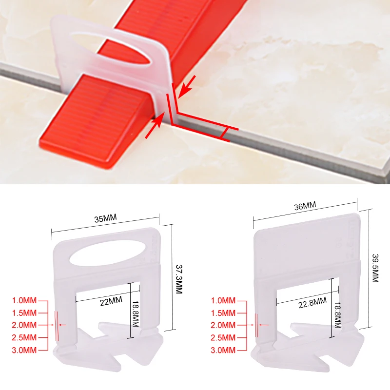 100pcs 1/1.5/2/2.5/3mm Ceramic - Mosaic Tile Supply incelemesi ve fiyatı