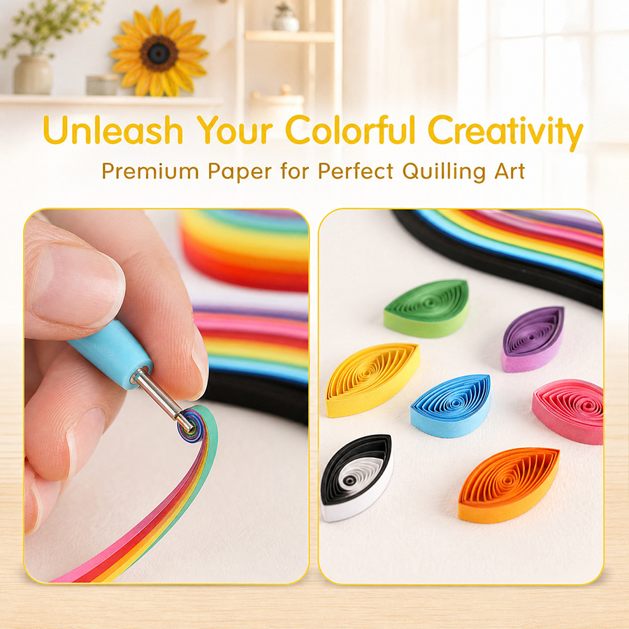 36 Colors 260 Sheets Quilling  - Quilling Paper Strips incelemesi ve fiyatı