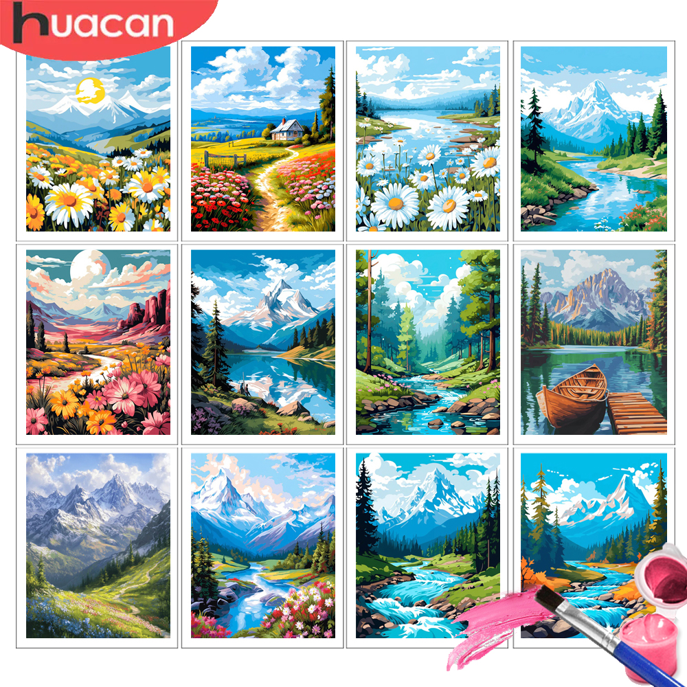 HUACAN Oil Painting By Number  - Art Craft Number incelemesi ve fiyatı