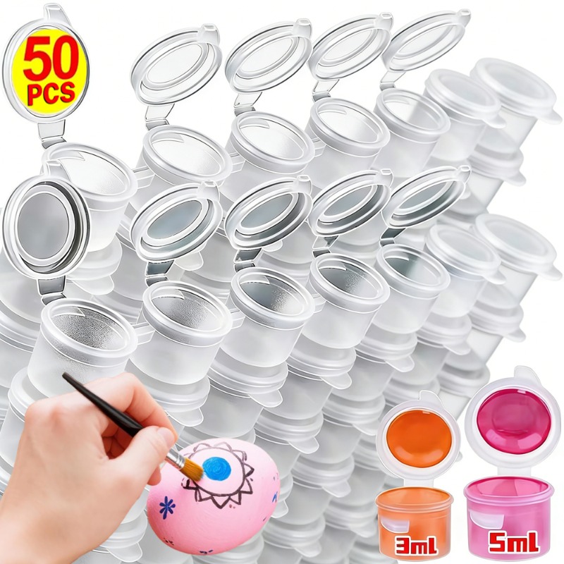 10/30/50PCS Empty Paint Pots M - Art And Craft With Paint incelemesi ve fiyatı
