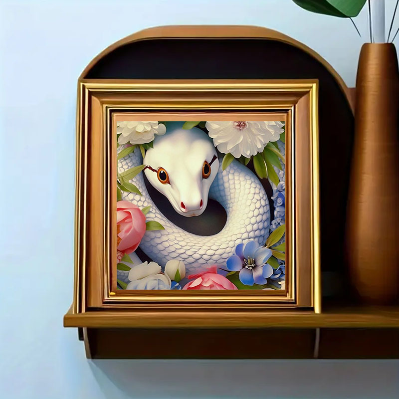 1 set of White Snake Diamond P - Art Craft Adult incelemesi ve fiyatı