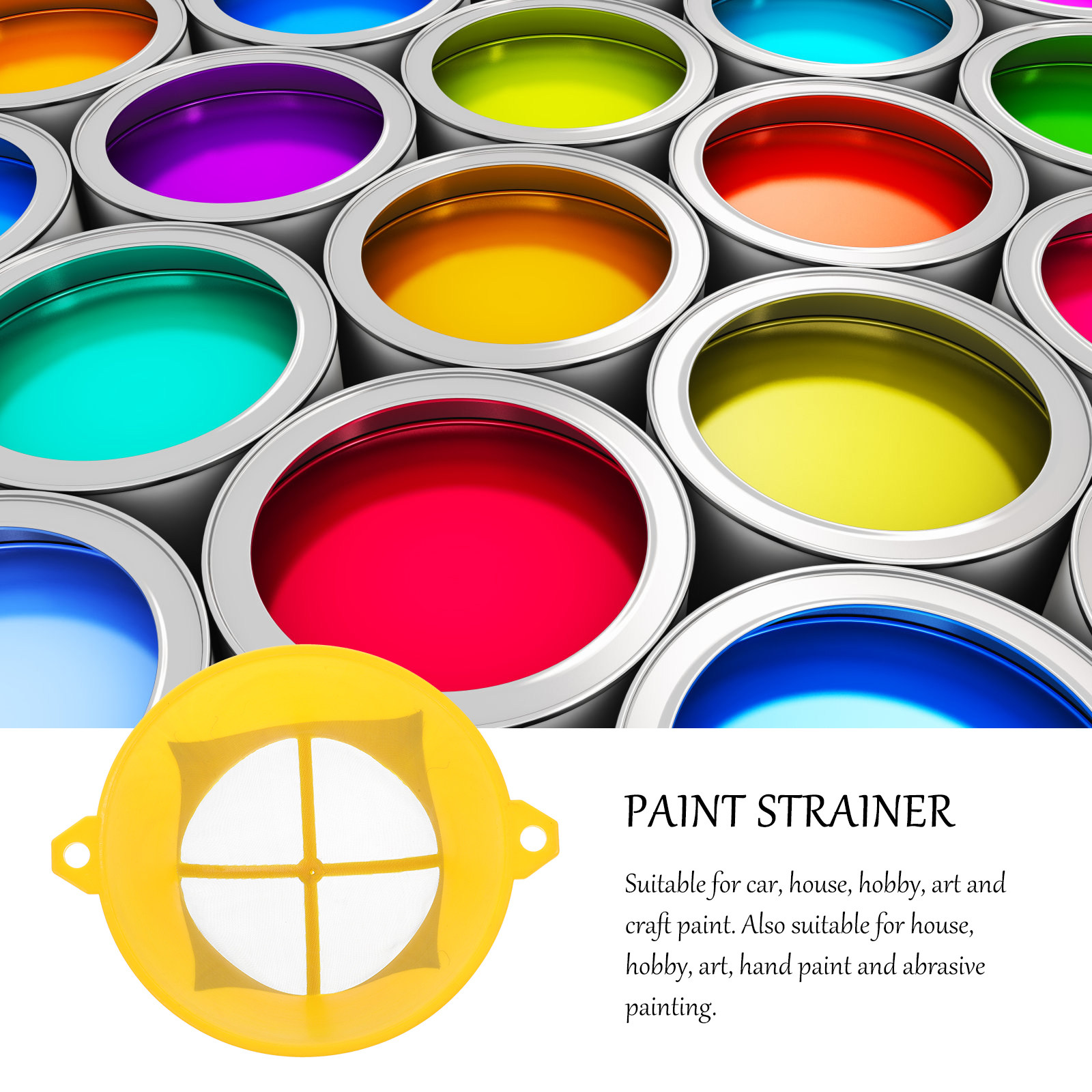 10Pcs Paint Strainer Premium P - Art And Craft With Paint incelemesi ve fiyatı