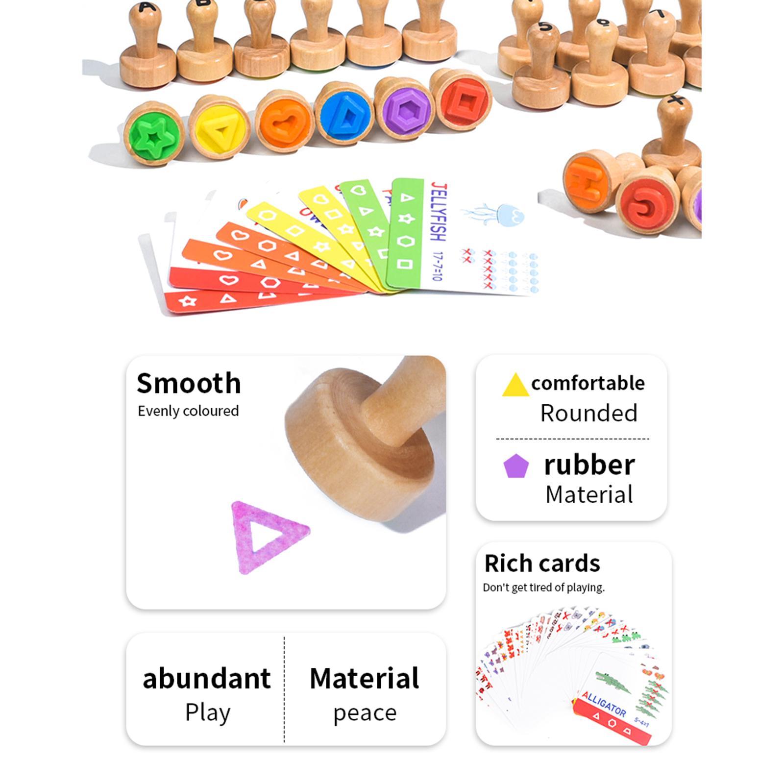 Wooden Alphabet Number Stamp E - Art Craft Number incelemesi ve fiyatı