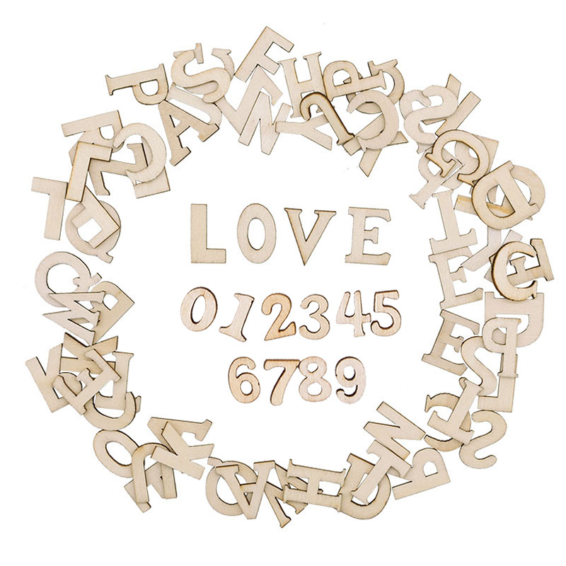 100pcs Wood English Alphabet D - Art Craft Number incelemesi ve fiyatı