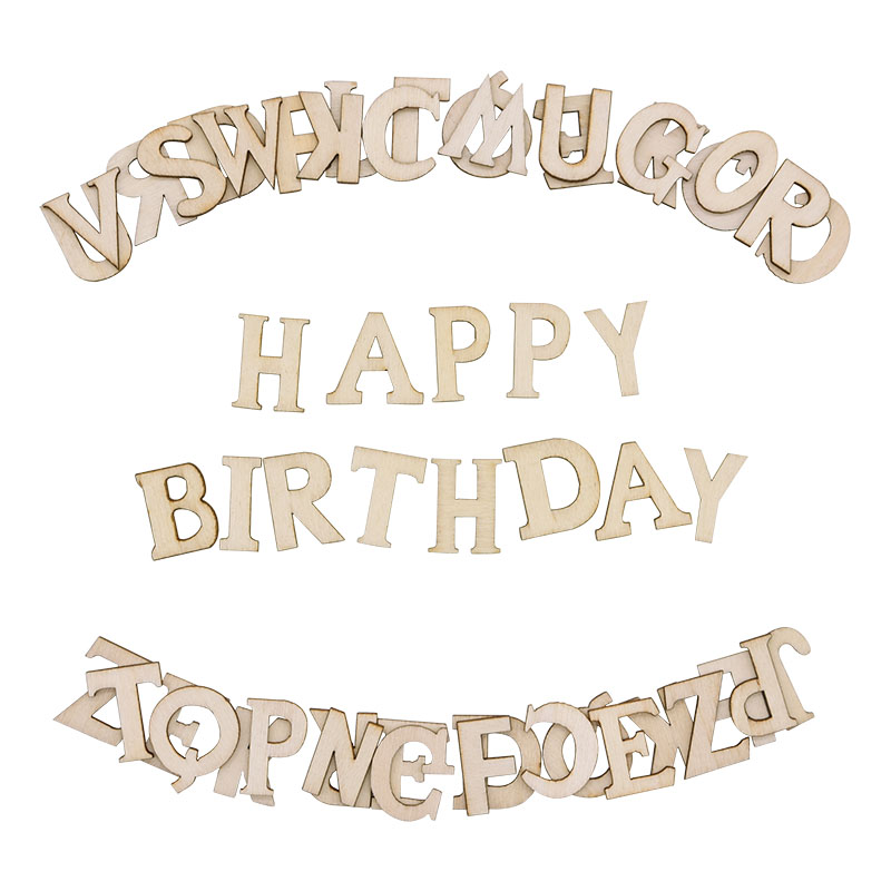 100pcs Wood English Alphabet D - Art Craft Number incelemesi ve fiyatı
