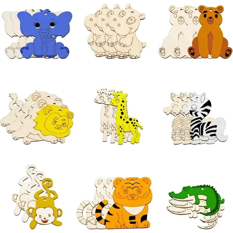 9pcs 9 Styles Zoo Animals Unfi - Art And Craft Zoo Animals incelemesi ve fiyatı
