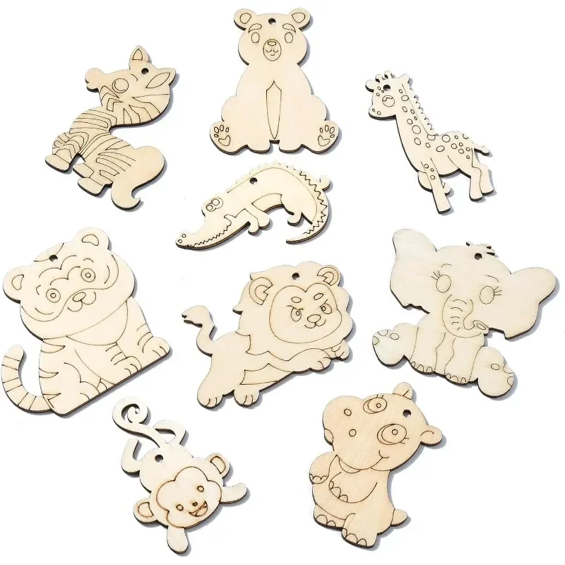 9pcs 9 Styles Zoo Animals Unfi - Art And Craft Zoo Animals incelemesi ve fiyatı