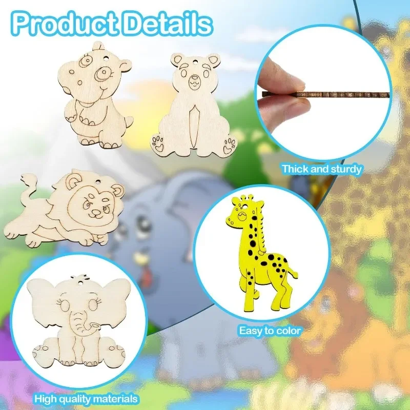 9pcs 9 Styles Zoo Animals Unfi - Art And Craft Zoo Animals incelemesi ve fiyatı