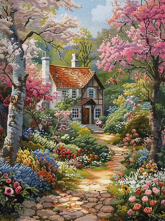 Diamond Mosaic Art Craft House - Art Craft Flower incelemesi ve fiyatı