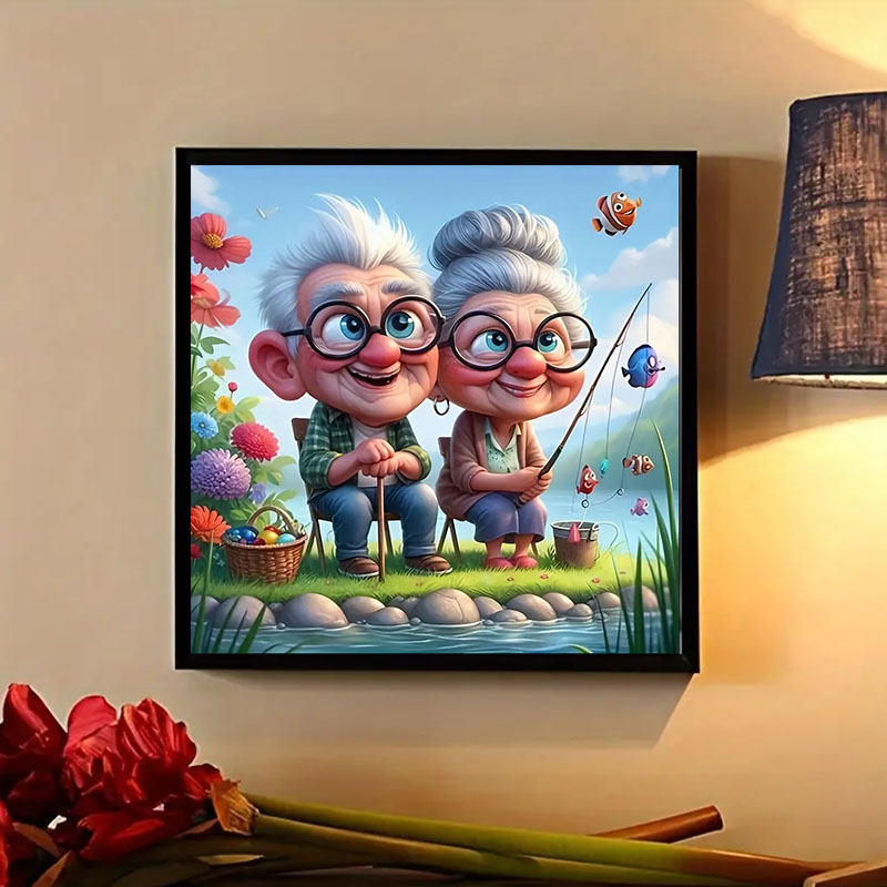 Grandparents Fishing Diamond P - Art Craft Adult incelemesi ve fiyatı