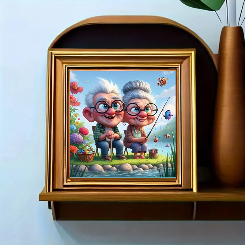 Grandparents Fishing Diamond P - Art Craft Adult incelemesi ve fiyatı