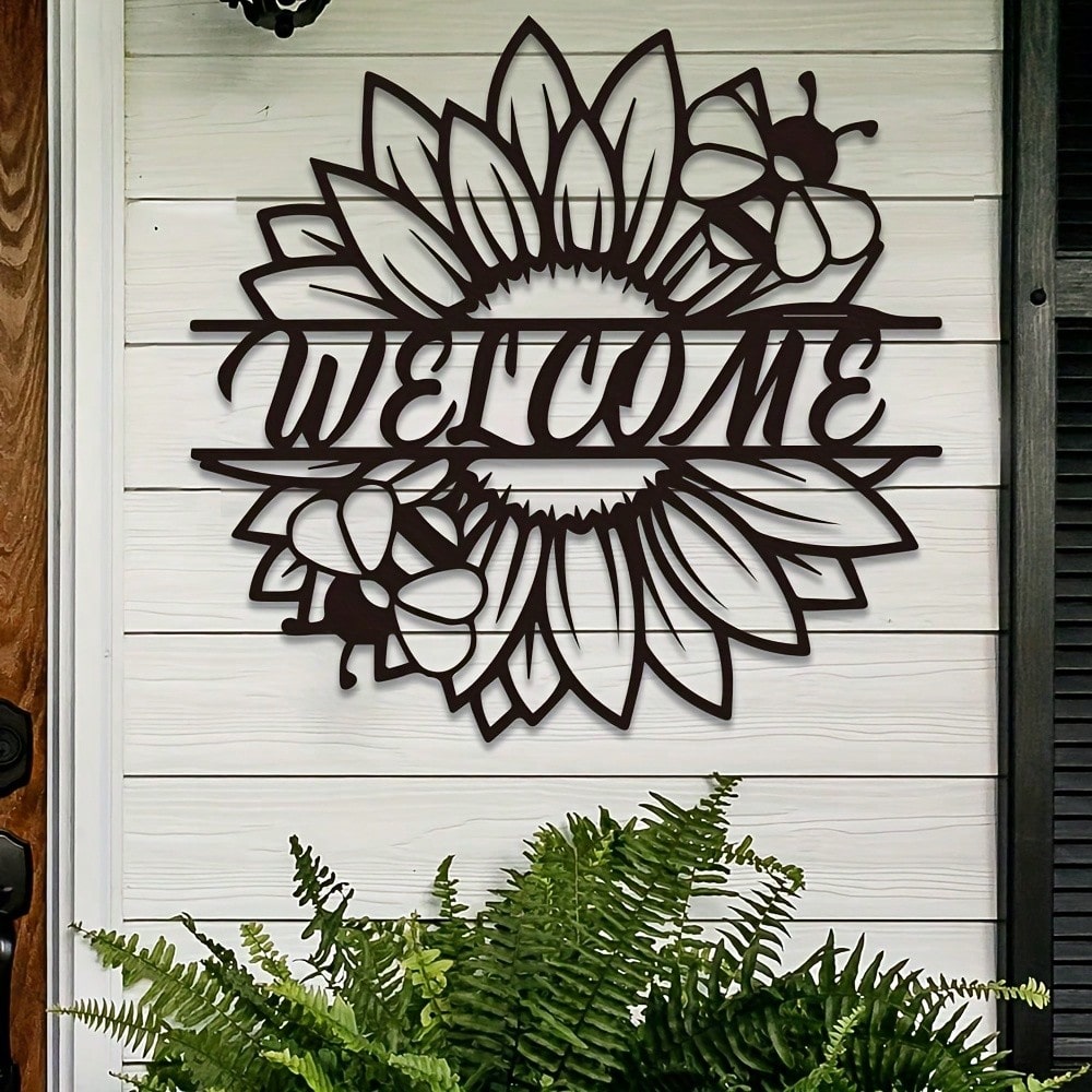 Boho Style Welcome Metal Wall  - Art Craft Room incelemesi ve fiyatı
