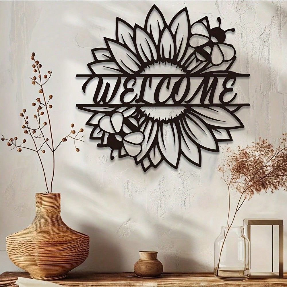 Boho Style Welcome Metal Wall  - Art Craft Room incelemesi ve fiyatı