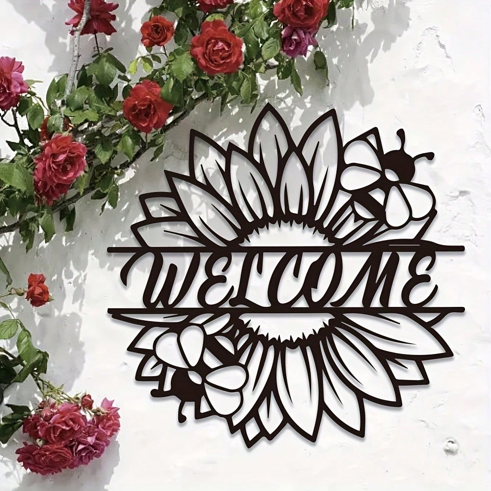 Boho Style Welcome Metal Wall  - Art Craft Room incelemesi ve fiyatı