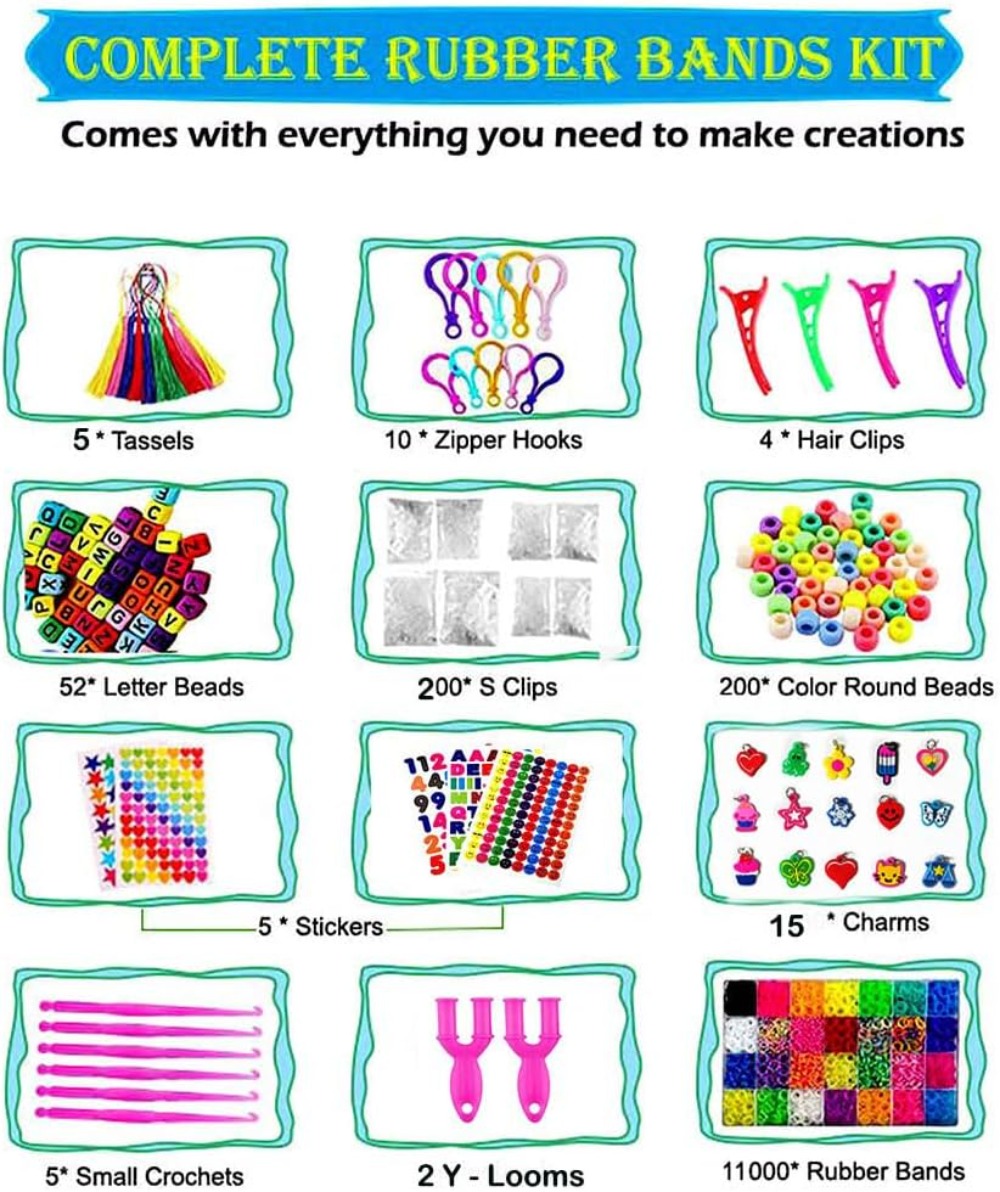 12080+ Loom Bands Set, Rubber  - Art Craft Idea incelemesi ve fiyatı