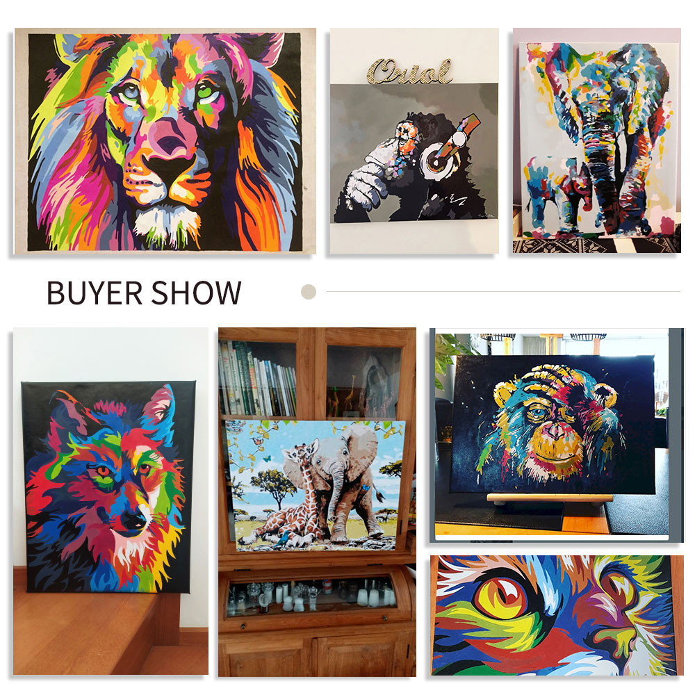 GATYZTORY Cat Painting By Numb - Art Craft Number incelemesi ve fiyatı